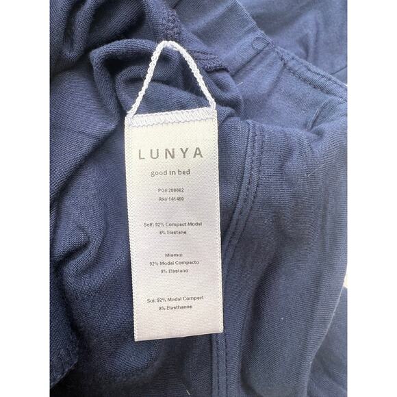 Lunya Restore Modal High-Rise Leggings XS Navy - Picture 10 of 12